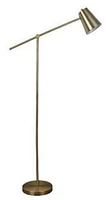 FLOOR LAMP<br>ANTIQUE BRASS FINISH