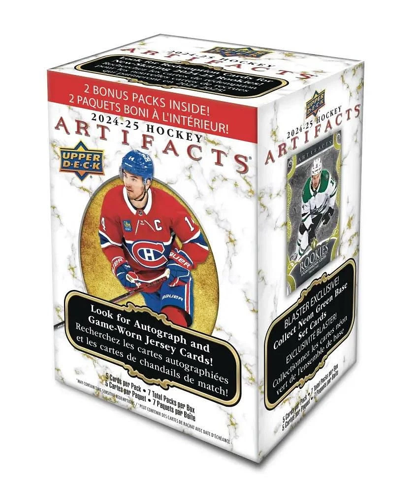 2024-25 Upper Deck Artifacts Hockey Cards Blaster Box