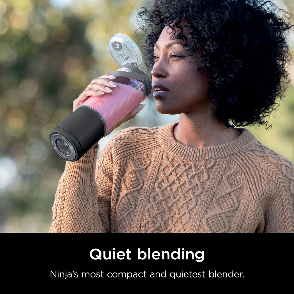 Ninja Blast 16 oz. Portable Blender with Leak Proof Lid and Easy Sip Spout, Black, BC100BKC, USB-C Rechargable