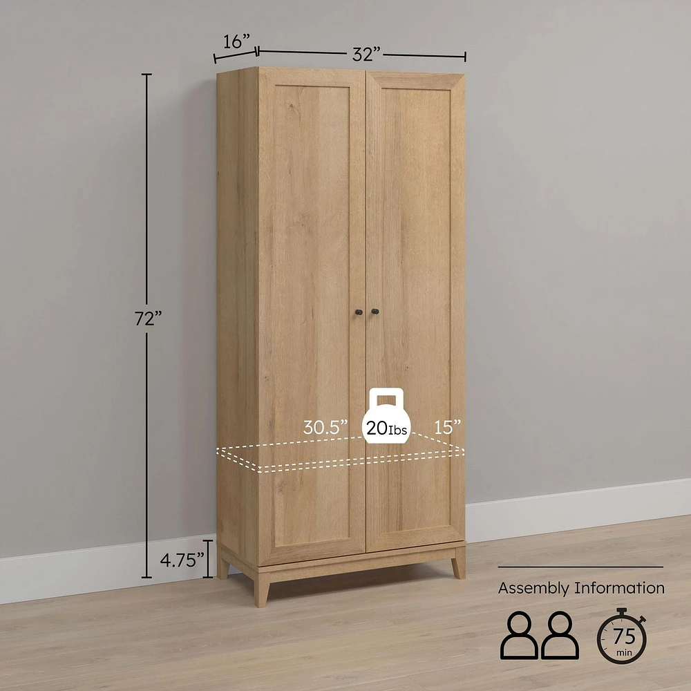 Yaletown 32" Cabinet with Wood Legs