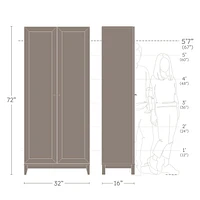 Yaletown 32" Cabinet with Wood Legs