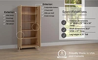 Yaletown 32" Cabinet with Wood Legs