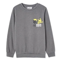 Pokemon Boys' Pikachu Long Sleeve Popover