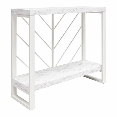 CosmoLiving Brielle Console Table, Marble