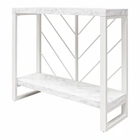 CosmoLiving Brielle Console Table, Marble