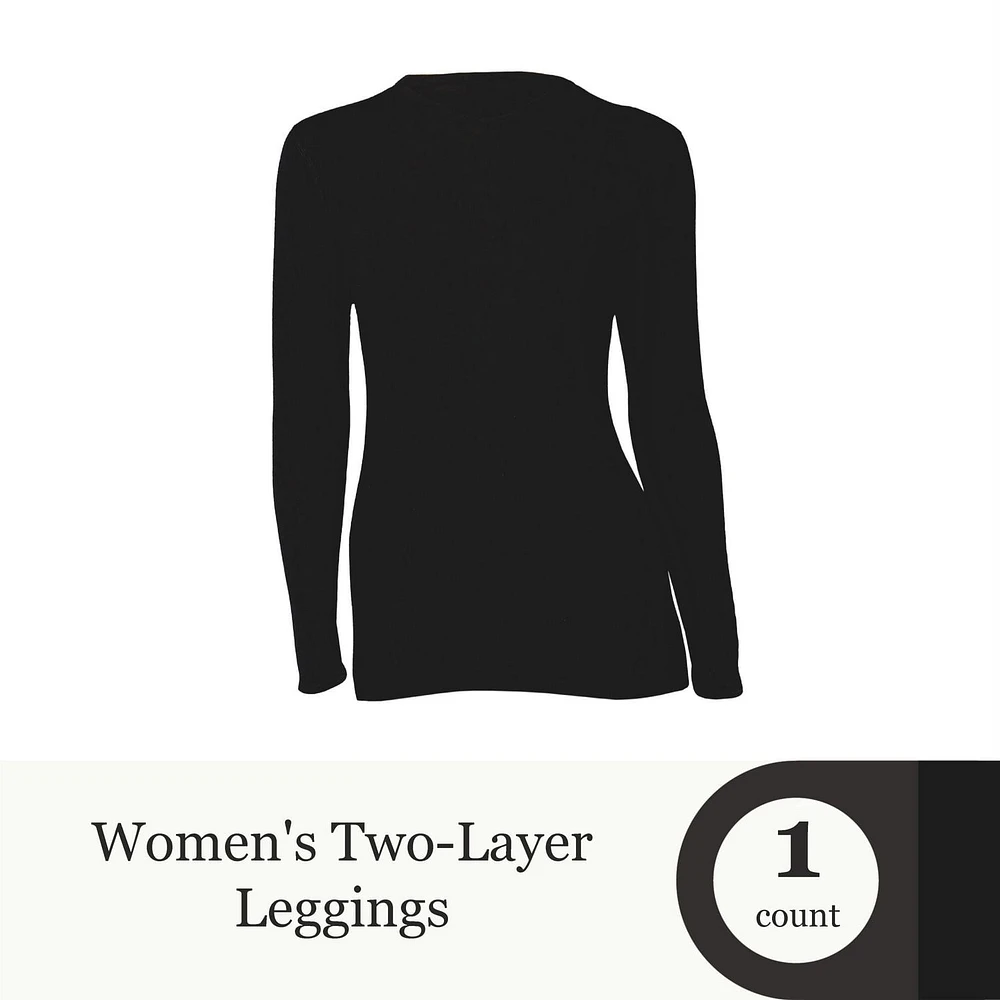 Stanfield's Essentials Women's 2 Layer Thermal Base Layer Long Sleeve Top