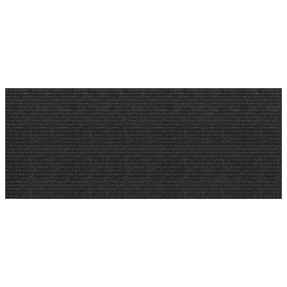 2' x 5' Concord Charcoal Needlepunch Runner Mat