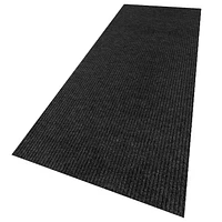 2' x 5' Concord Charcoal Needlepunch Runner Mat