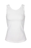 Camisole Elita Essentials en Coton Extensible Pour Femmes à encolure  Haute