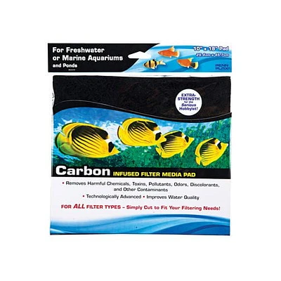 Penn-Plax Cut to Fit Carbon Infused Aquarium Pad