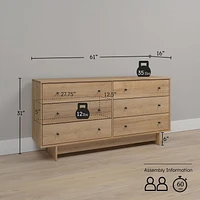 Finnley, commode 6 tiroirs