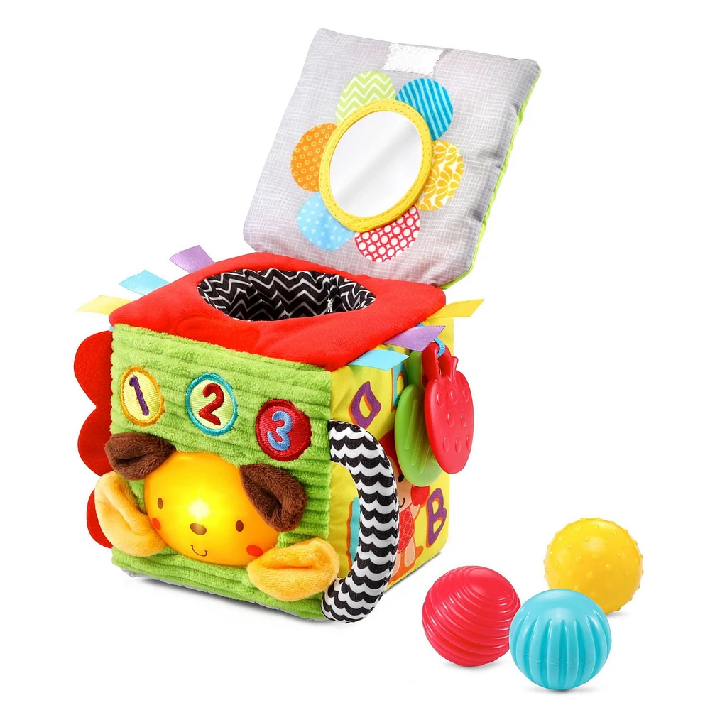 VTech Soft & Smart Sensory Cube™ - French Version, 3 to 24 months