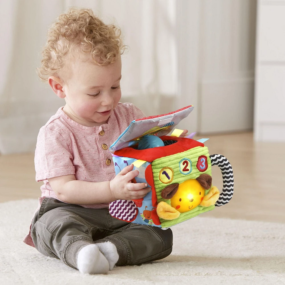 VTech Soft & Smart Sensory Cube™ - French Version, 3 to 24 months