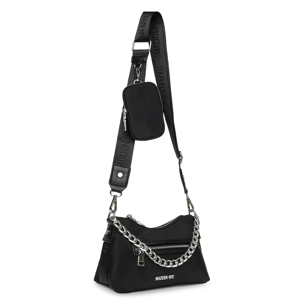 Madden NYC Women's Crossbody Bag with Chain