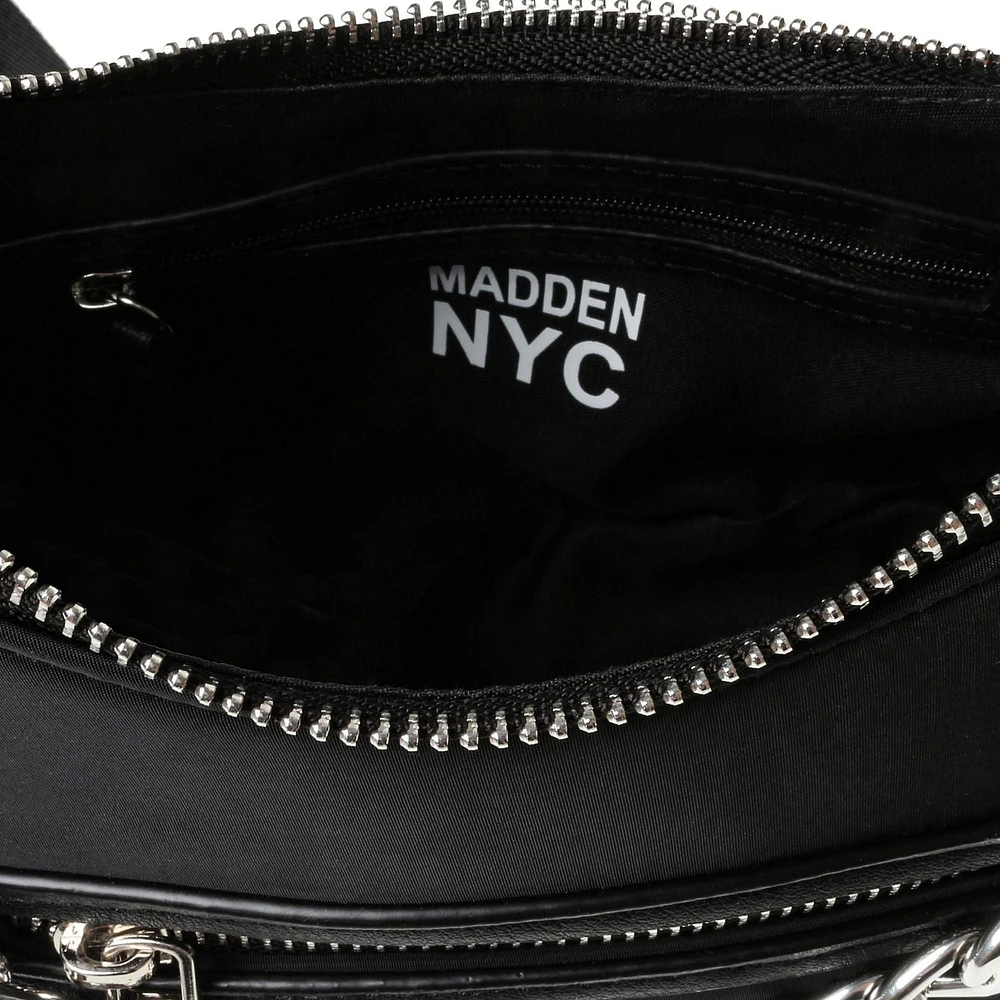 Madden NYC Women's Crossbody Bag with Chain