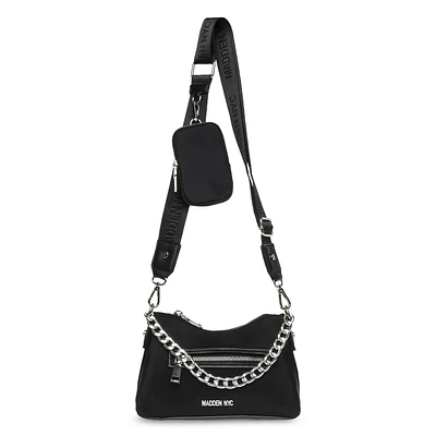 Madden NYC Women's Crossbody Bag with Chain