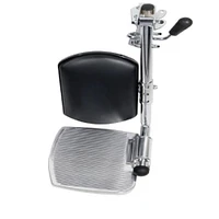 Drive Appuie-pieds avant pour fauteuil roulant extra large et robuste Sentra EC, repose-jambes relevables, 1 paire