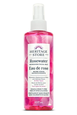 Brume visage rafraîchis eau de rose