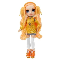 Rainbow High Winter Break Poppy Rowan – Orange Winter Break Fashion Doll and Playset with 2 complete doll outfits, Pair of Skis and Winter Doll Accessories, Great Gift for Kids 6-12 Years Old