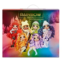 Rainbow High Winter Break Poppy Rowan – Orange Winter Break Fashion Doll and Playset with 2 complete doll outfits, Pair of Skis and Winter Doll Accessories, Great Gift for Kids 6-12 Years Old