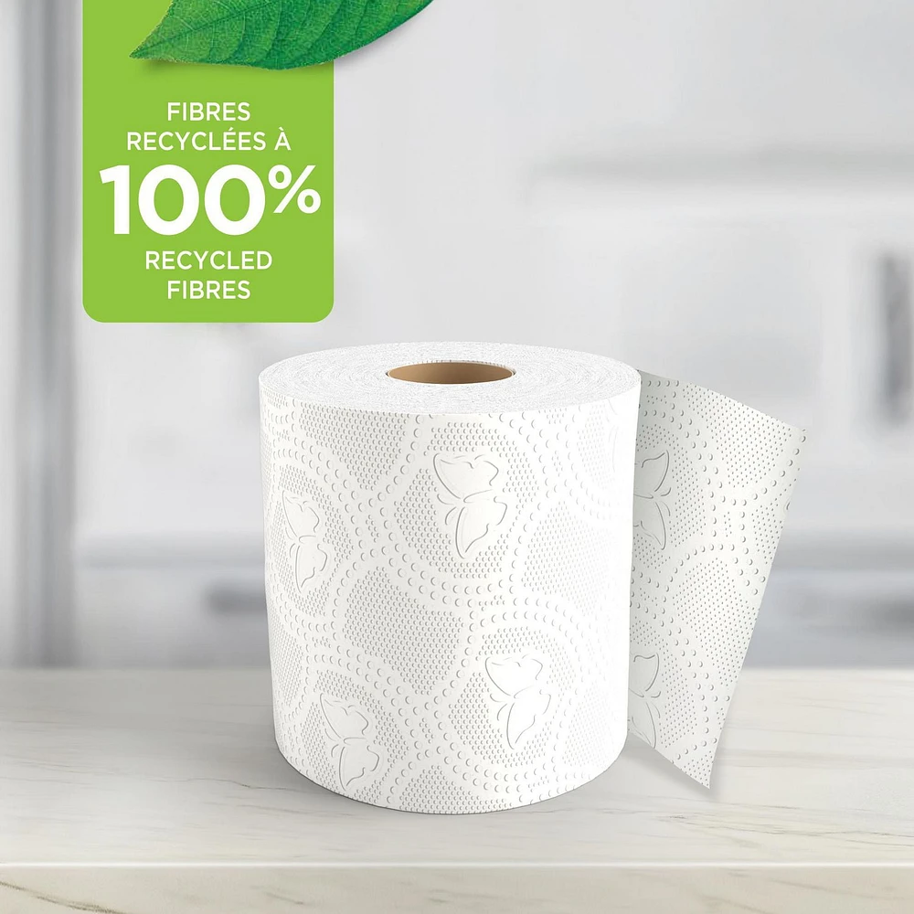 Great Value ECO Bathroom Tissue, 12 double rolls, 242 sheets, 12=24 rolls, 242 sheets