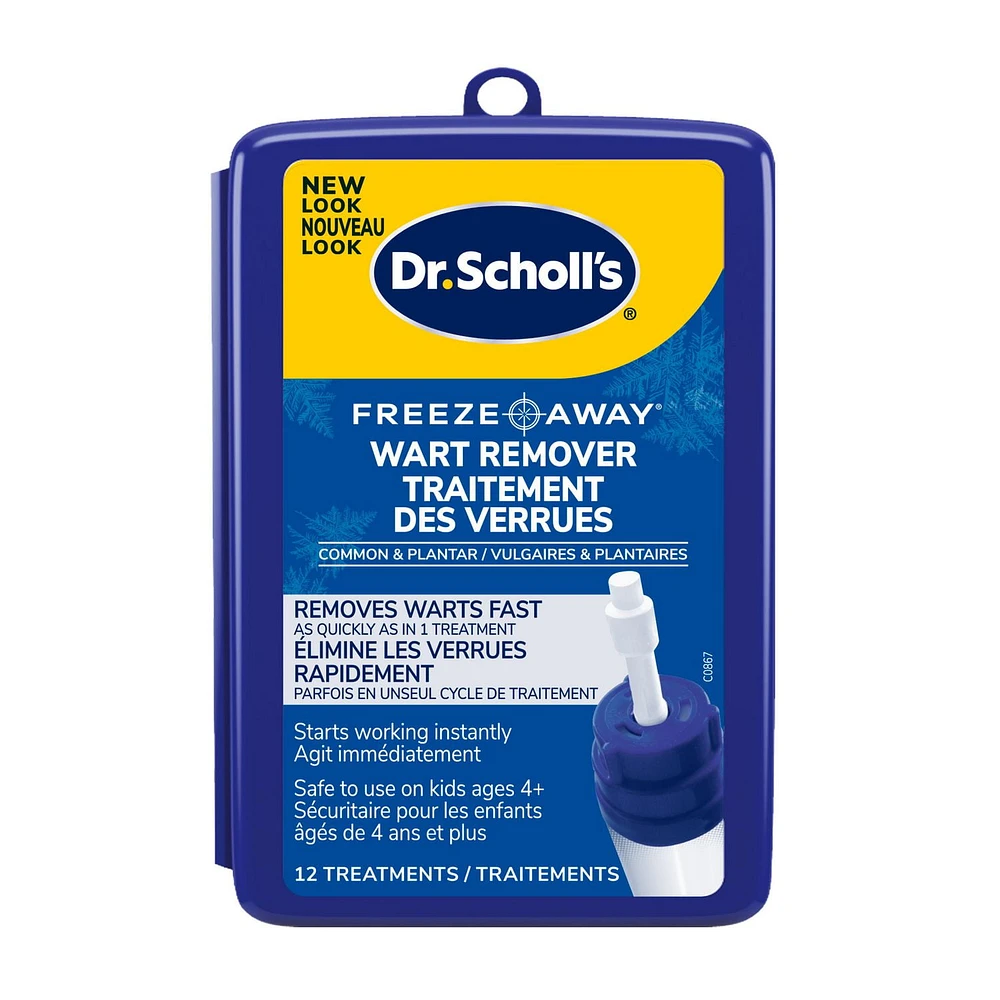 Dr. Scholl's Freeze Away Traitement Des Verrues Vulgaires Et Plantaires 12 traitements