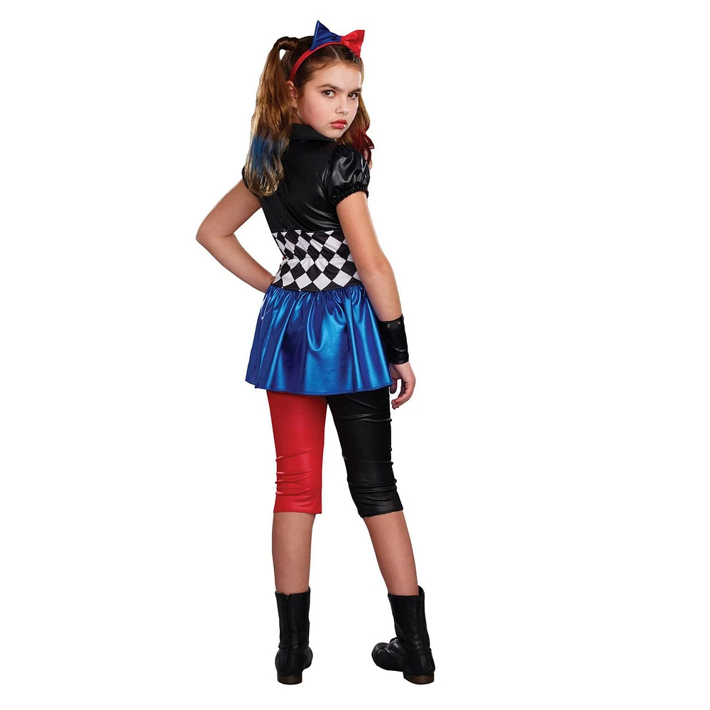 Girls Lil' Harlequin Small Halloween Costume