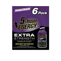 5 Hour Energy Extra Strength Grape 6Pk