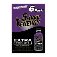 5 Hour Energy Extra Strength Grape 6Pk