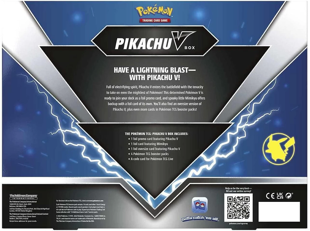 Pokemon TCG: Pikachu V Box