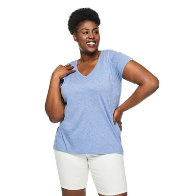 George Women's Plus V-Neckline Tee, Sizes 1X-4X