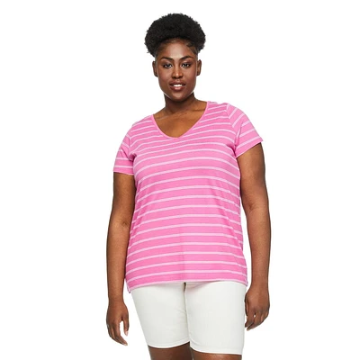 T-shirt avec encolure en V George Plus pour femmes