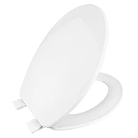 Clorox Antimicrobial Elongated Beveled Plastic Toilet Seat, Antimicrobial protection