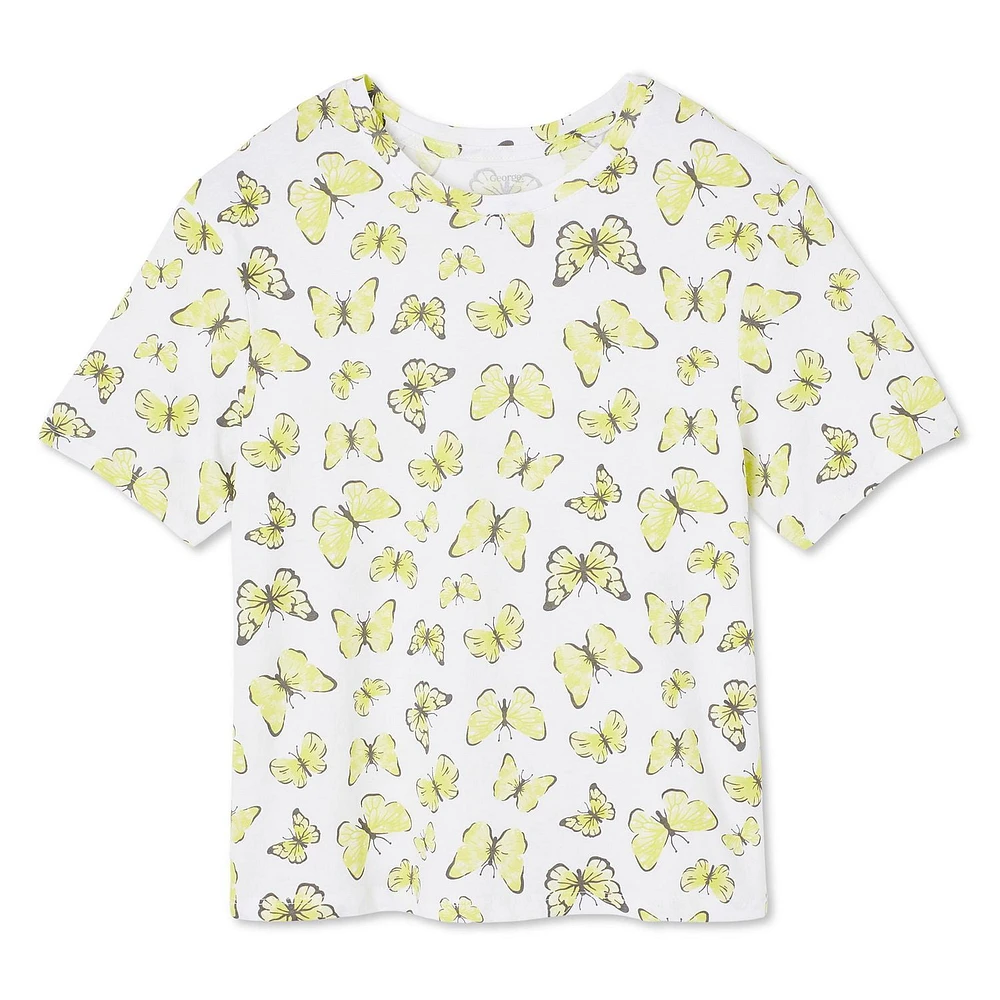 T-shirt imprimé George pour filles Tailles TP–TG