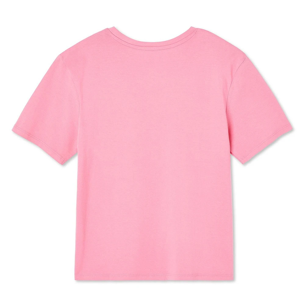 George Girls' Short Sleeve Pocket Tee, Sizes XS-XL