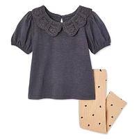 George Baby Girls' Legging 2-Piece Set