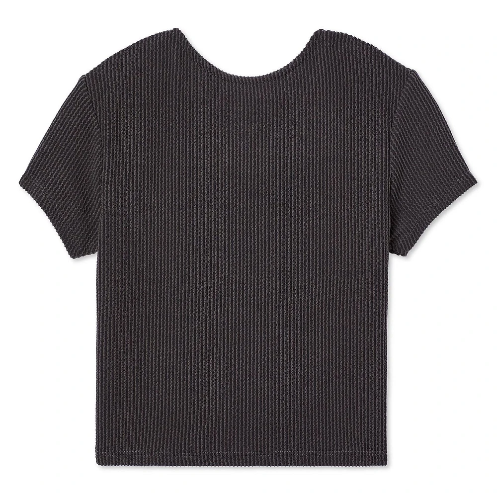T-shirt ruché à l’avant George pour filles Tailles TP–TG