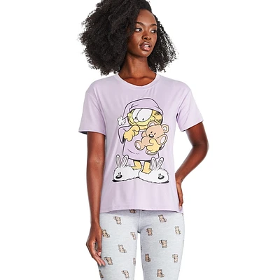 Pyjama 2 pièces Garfield pour femmes Tailles TP–TG