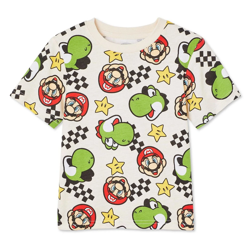 Super Mario Toddler Boys' Short Sleeve Tee
