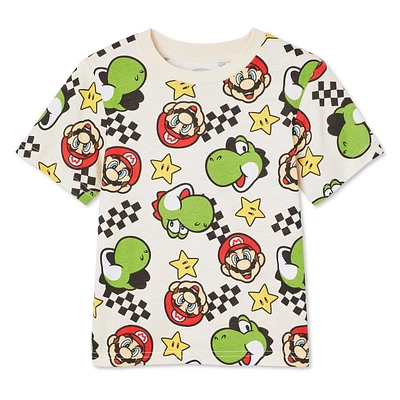 Super Mario Toddler Boys' Short Sleeve Tee
