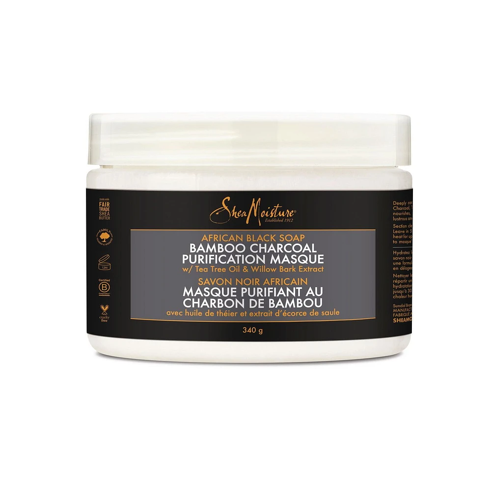 Masque Purificateur Shea Moisture Charbon de Bambou