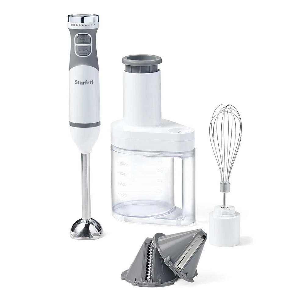 Starfrit 4-in-1 Hand Blender, 10-speed control dial