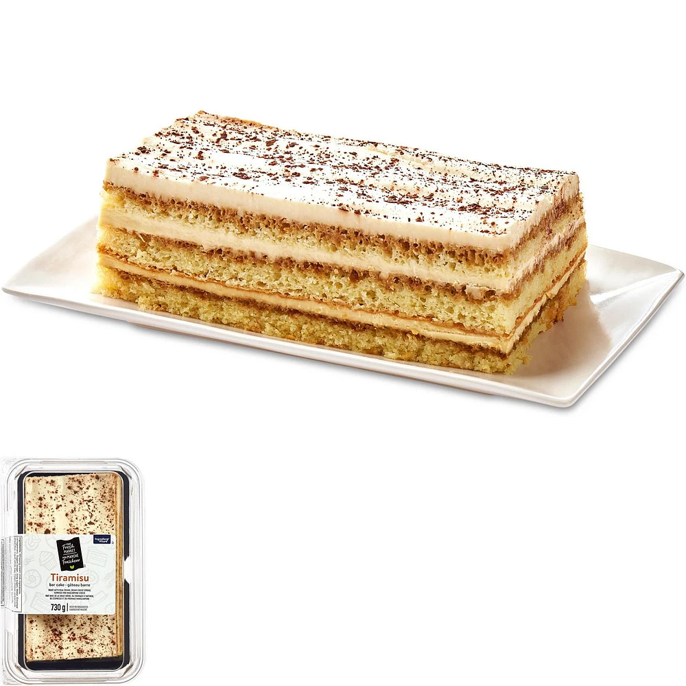 Your Fresh Market Tiramisu Bar Cake, 730 g