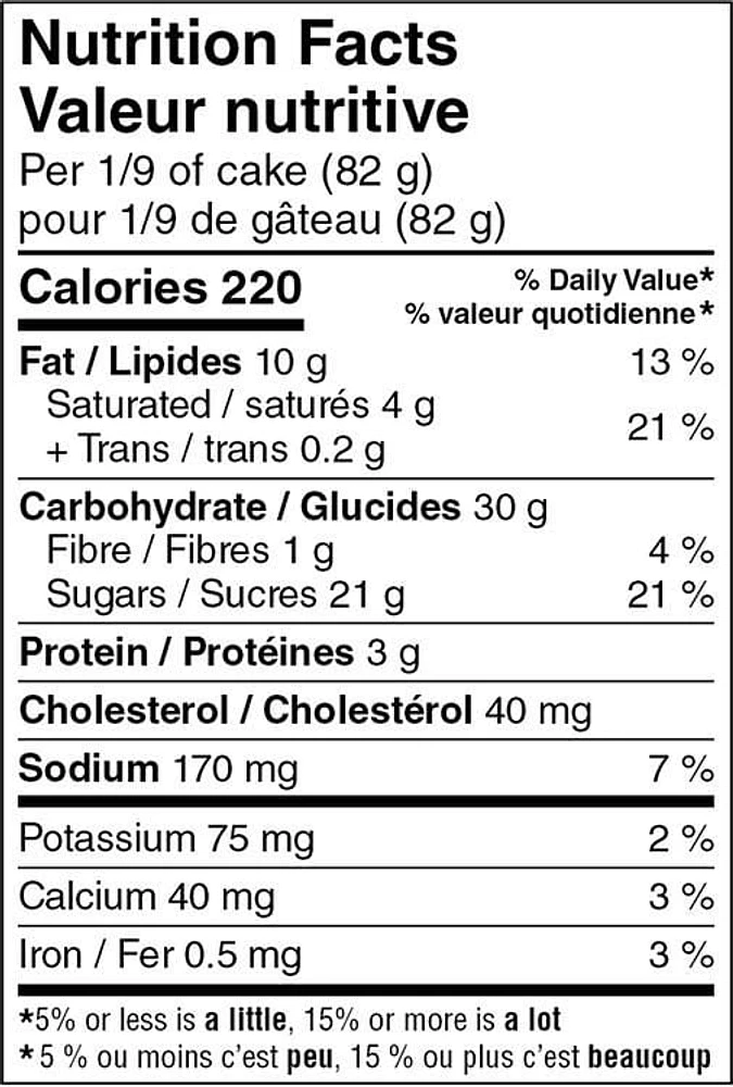 Gâteau barre aux fraises Mon marché fraîcheur 740g