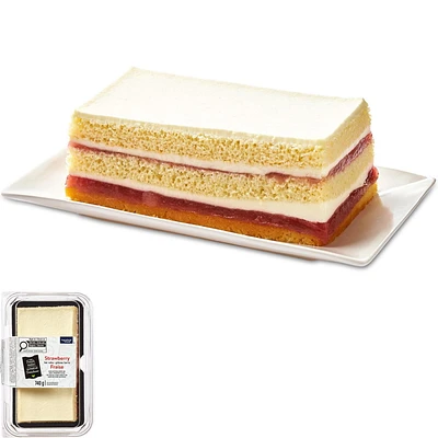 Gâteau barre aux fraises Mon marché fraîcheur 740g