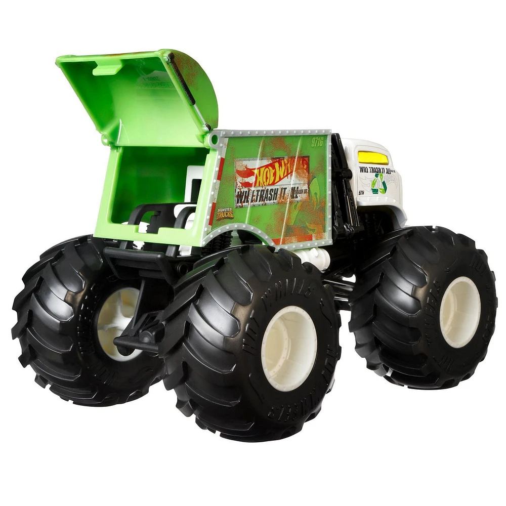 Hot Wheels Monster Trucks 1:24 Trash it All Vehicle