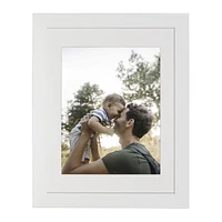 hometrends Museum White Picture Frame, 14" x 18"/11"x14"