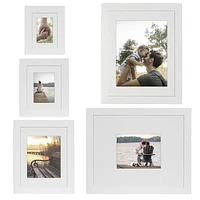 hometrends Museum White Picture Frame, 14" x 18"/11"x14"