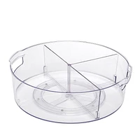 Mainstays Turntable with Removable Dividers, Mainstays 13" Clear Turntable