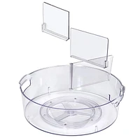 Mainstays Turntable with Removable Dividers, Mainstays 13" Clear Turntable